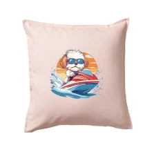 Bišonek na vodním skútru