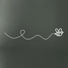 Dráha letu včely - vlnovka