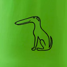 Barzoj obrys černý  (Moňas)