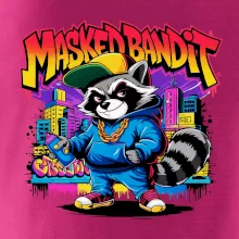 Mýval - masked bandit grafitti