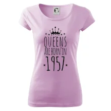Queens are born in 1957