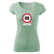 Dopravní značka - rychlost - váš nápis