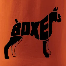 Boxer nápis v těle Boxer nápis v těle