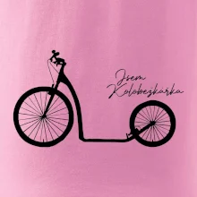 Jsem koloběžkářka velké a malé kolo