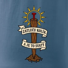 Geodet zatluču kolík a je to svatý