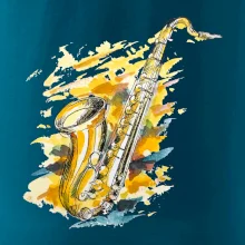 Saxofon malovaný