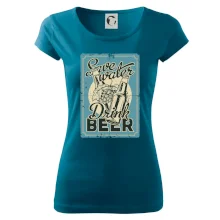 Save water drink beer poster