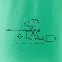 Minimalistický marker stay low shoot straight