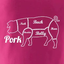 Prase nákres rozřezání