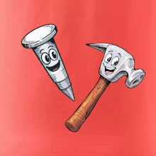 Parové triko - Kladivo a hřebík