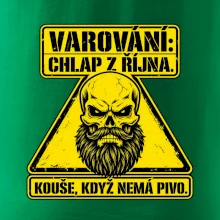 Varování chlap z října kouše když nemá pivo
