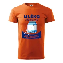 Mléko má na mě alergii