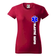 Hvězda života - vlastní nápis vpředu a vzadu