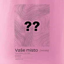 Vaše místo - vrstevnice v obdélníku