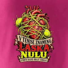 V tenise znamená láska nulu