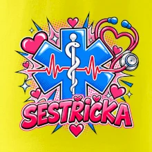 Sestřička  - komiksový kříž