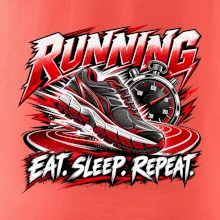 Běžecká bota se stopkami eat sleep repeat