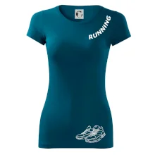 Running nápis šikmo