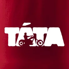 Táta nápis - motorka chopper