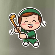 Ikona pozemní hokej kluk / holka