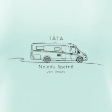 Táta nejedu špatně jen jinudy decentní obytný automobil