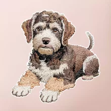 Lagotto romagnolo vyšívaný velký