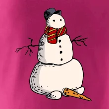 Sněhulák se spadlým nosem