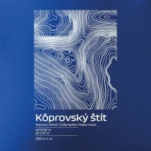 Kôprovský štít - vrstevnice v obdélníku