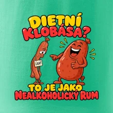 Dietní klobása jako nealkoholický rum