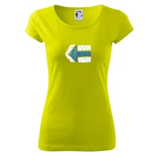 Párová turistická značka modrá