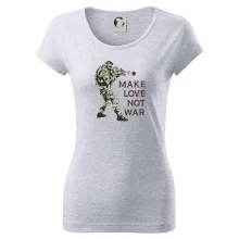 Růže ve zbrani, make love not war