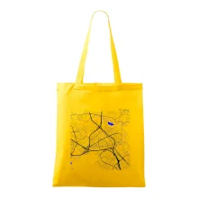 Praha - 14100 mapa s vodními toky