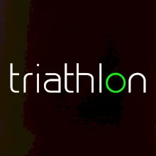 Triathlon nápis