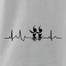 EKG synchronizované plavání