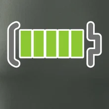 Rodinná trika - baterie táta - dítě