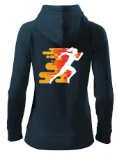 Běhání - oranžová žena