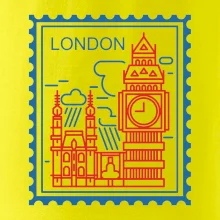 Londýn známka jednoduchá