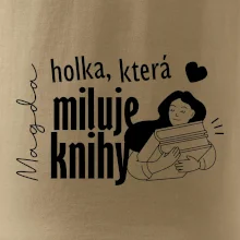 Černobílá holka, která miluje knihy - Vaše jméno