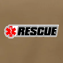 Záchranář rescue kříž červený