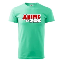 Anime nápis červený