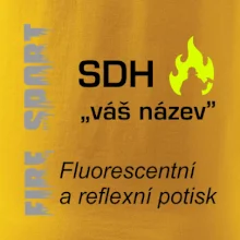 SDH Váš název - FLUO + Reflexní potisk