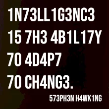 Test inteligence - Stephen Hawking