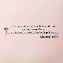 Citáty z bible - Matouš 6:33