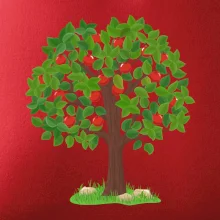 Obrázek Jablko nepadá daleko od stromu