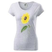 Slunečnice otočená