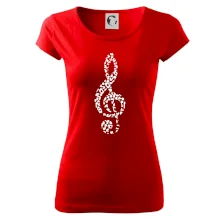 Houslový klíč z not