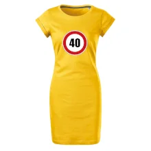 Dopravní značka - omezení rychlosti 40