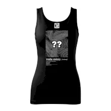 Vaše místo - vrstevnice v obdélníku