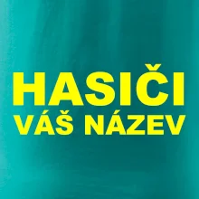 Hasiči - žlutý nápis - váš název sboru