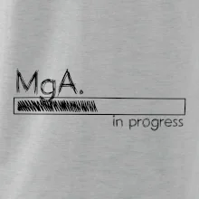 In progress titul MgA.  magistr / magistra umění